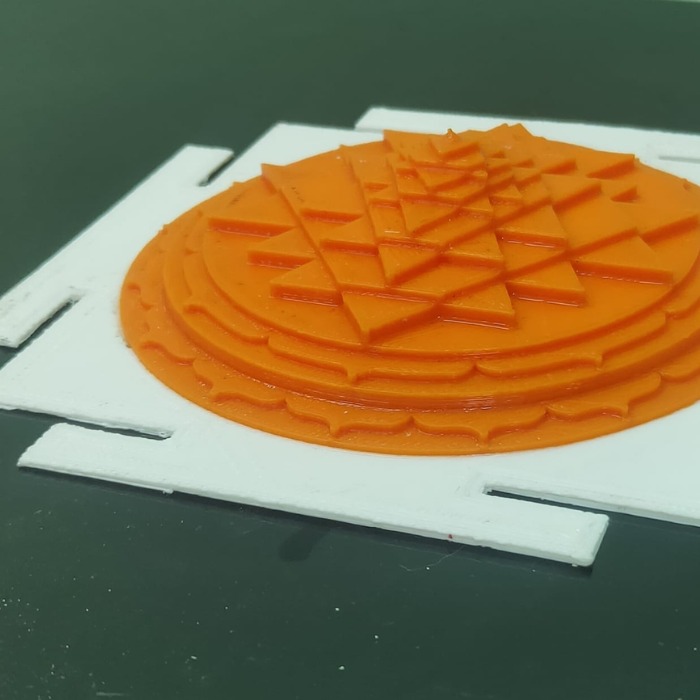 3d printed Shree yantra